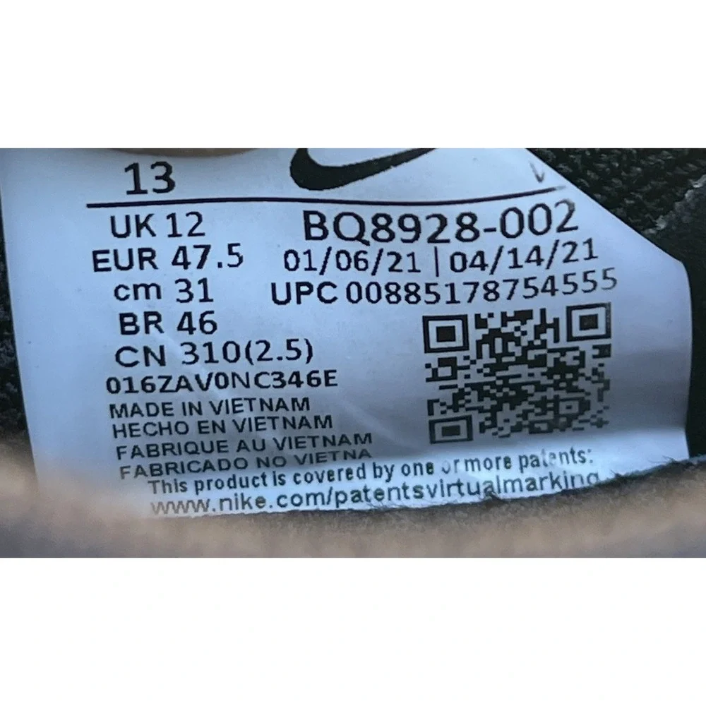 Nike Shoes Men Size 13 Epic React Flyknit Running Black BQ8928-002 Sneakers